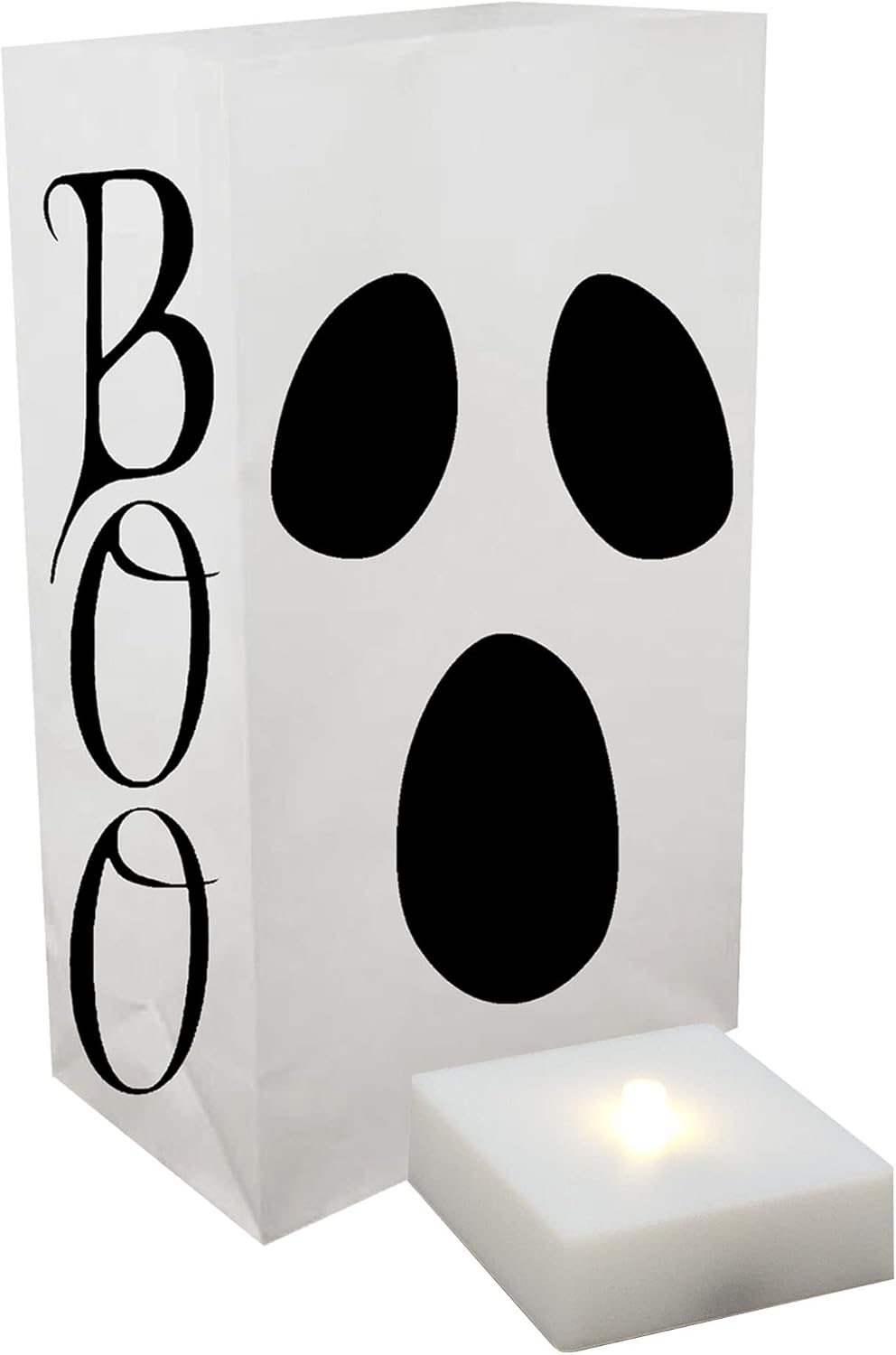 LumaBase Ghost Luminaria Kit - Set of 6 with Timer