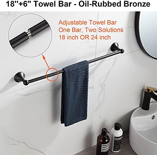 BGL 8-Piece Adjustable Towel Bar Set