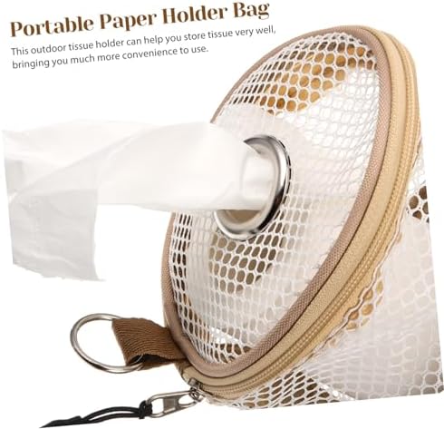 WESIEVYA Portable Tissue Storage Bag for Travel Camping Car