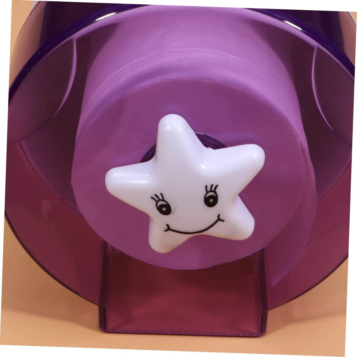 Alipis Purple Toilet Tissue Box with Translucent Visual Design