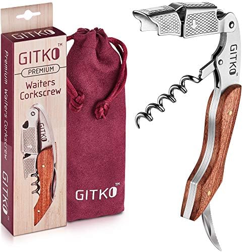 Gitko Professional Wine Opener with Rosewood Handle