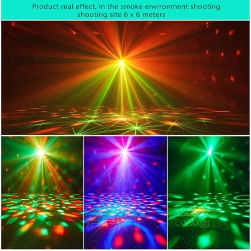 4 in 1 Disco Ball DJ Party Lights with RGB Pattern Strobe
