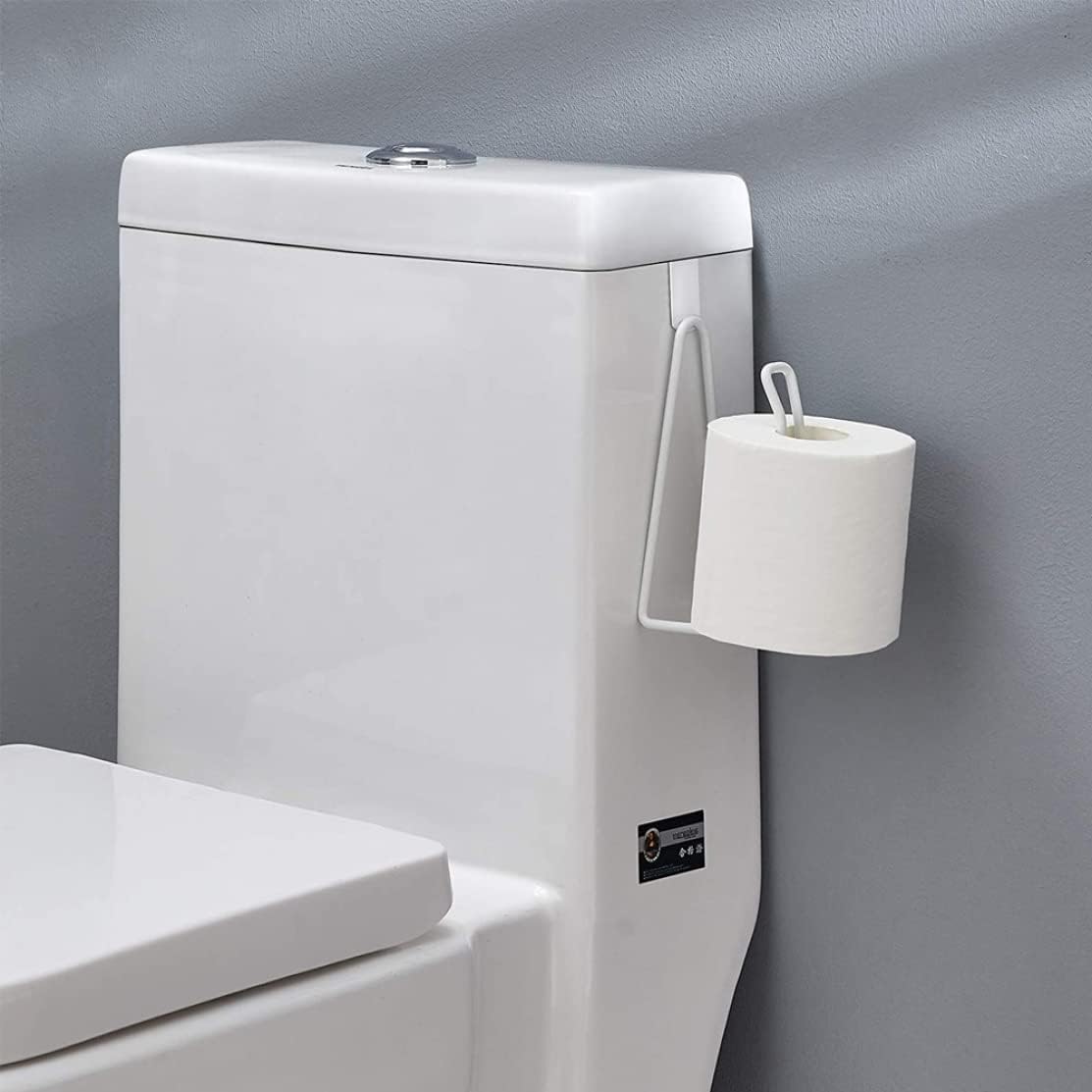 Wedhapy Toilet Paper Holder Over The Tank - White