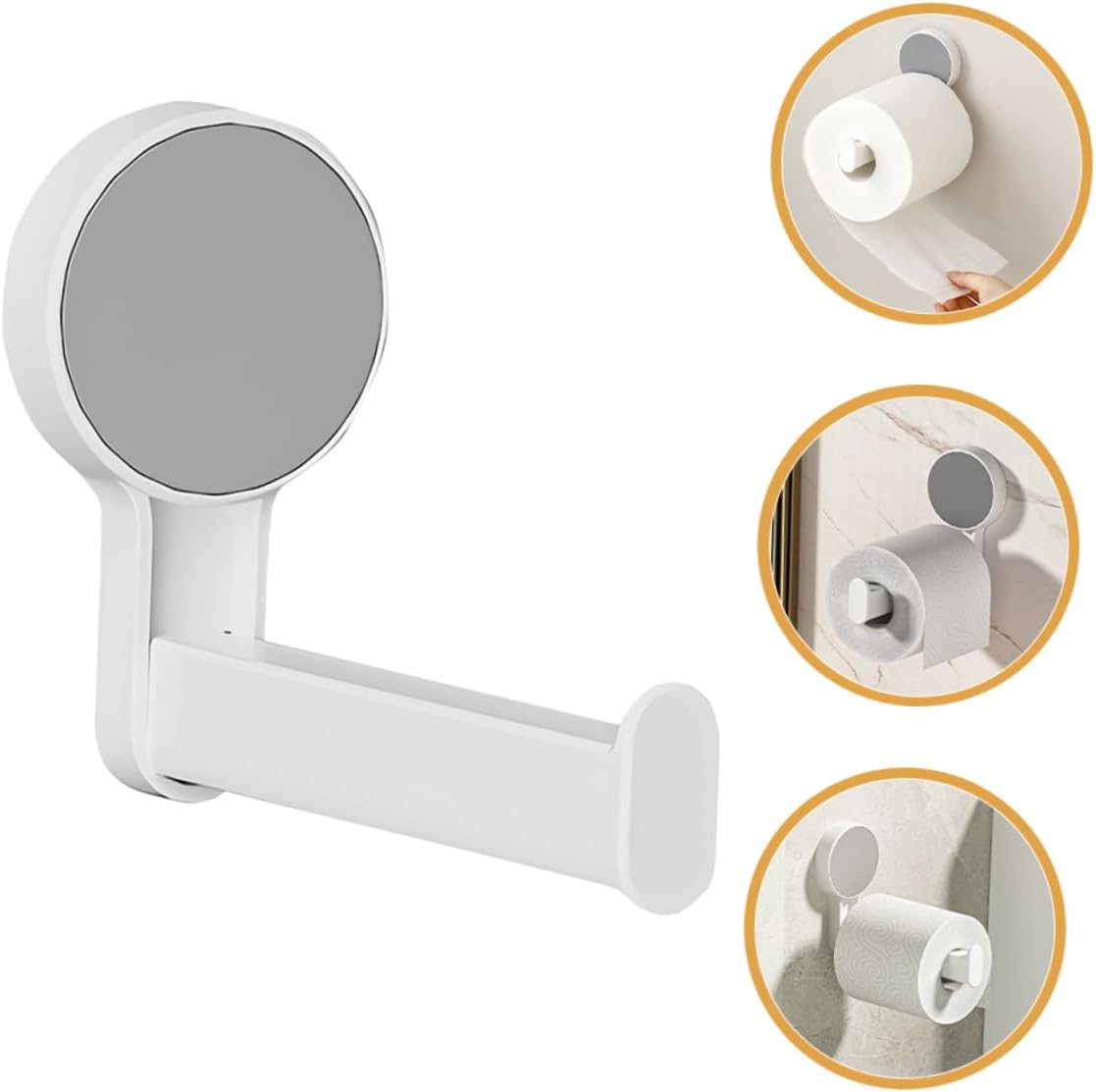 Homoyoyo Space-Saving Toilet Paper Holder Wall Mount 1