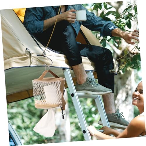 WESIEVYA Portable Tissue Storage Bag for Travel Camping Car