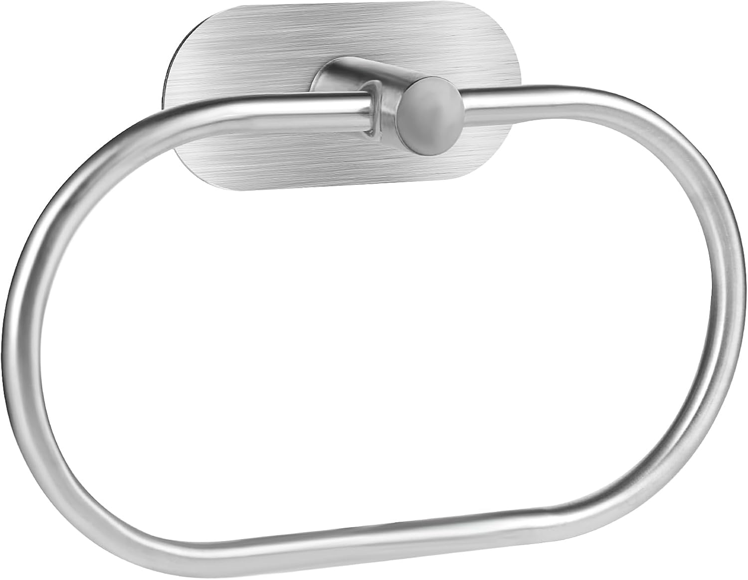 Teaaha Silver Adhesive Towel Ring No Drilling 1
