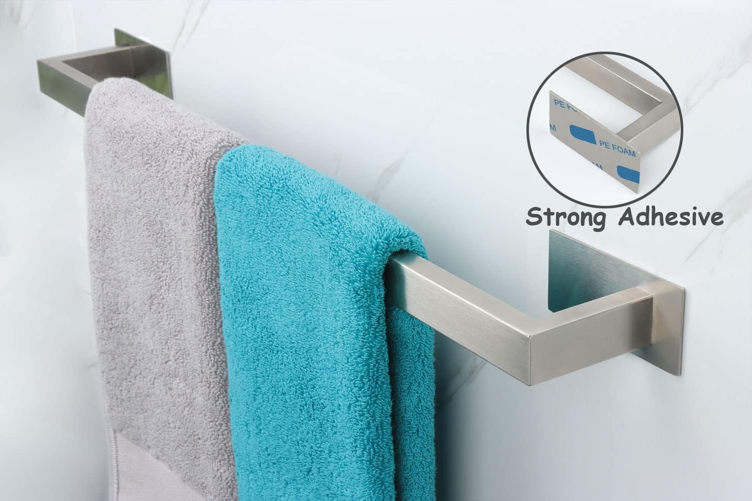 Vanloory Bathroom Towel Bar No Drilling