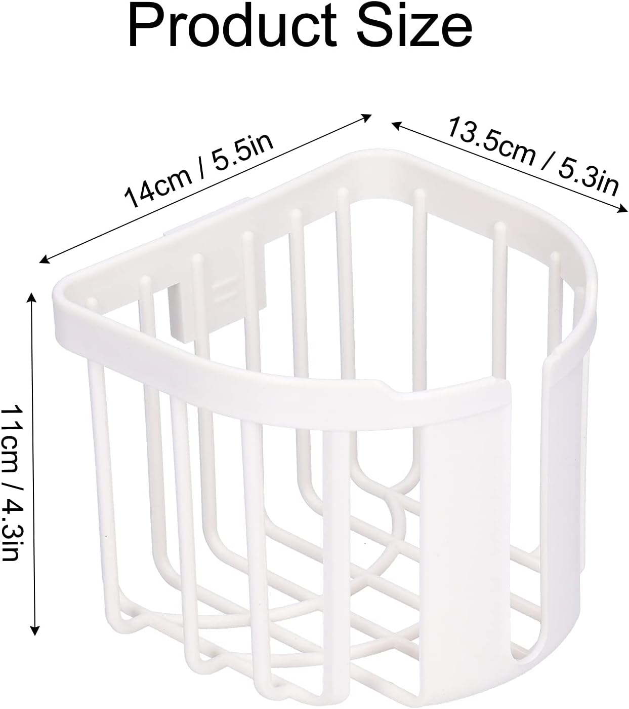 Cyrank Toilet Paper Shelf Wall Mount Holder 1