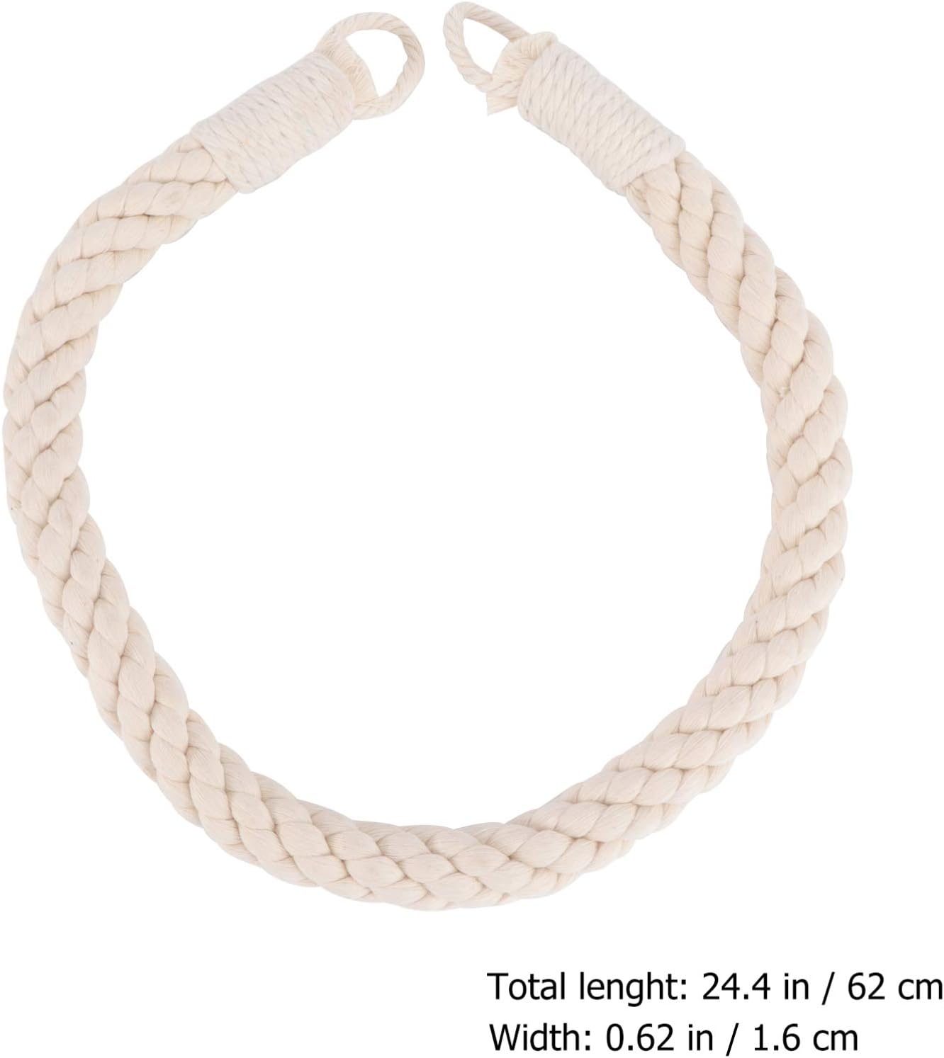 FOYTOKI Hanging Toilet Paper Holder with Rope Wall Mount