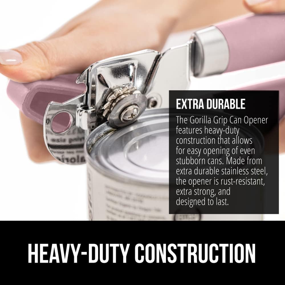 GORILLA GRIP Pink Heavy Duty Can Opener
