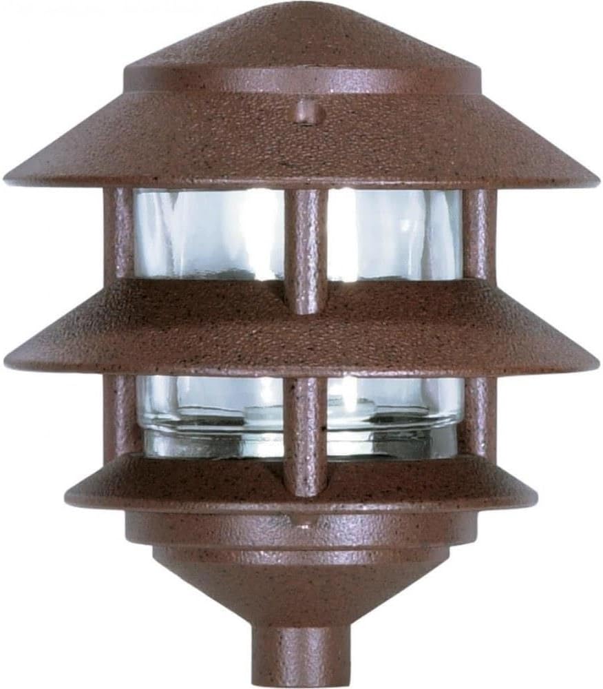 NUVO SF76632 Pathway Light 2 Tier-Small Old Bronze