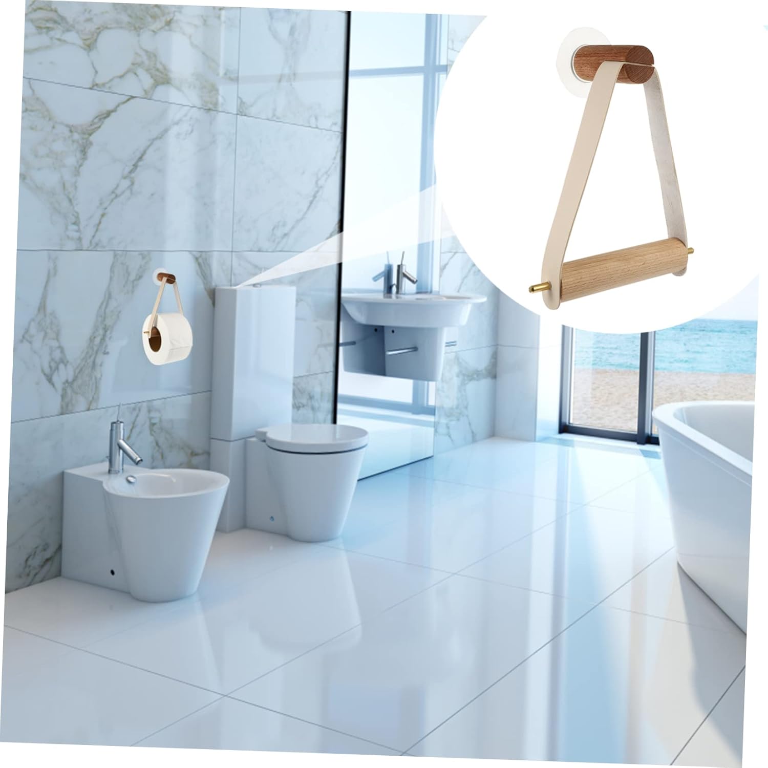 Operitacx Toilet Paper Holder Wall Mount Rack