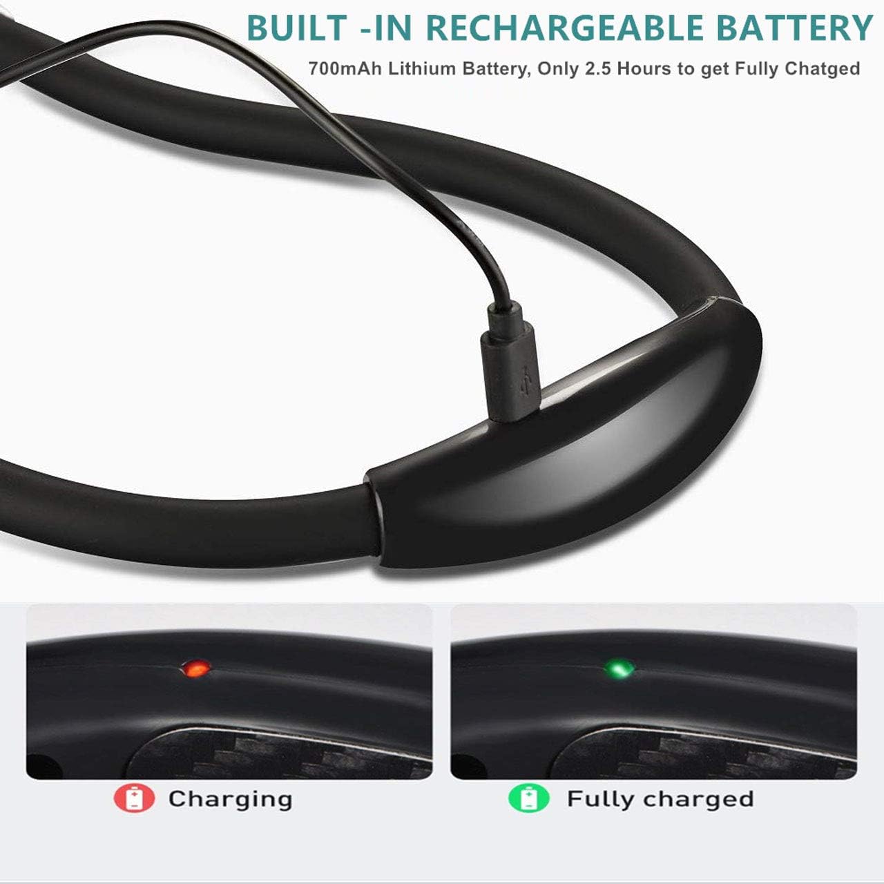 Betensh Rechargeable Book Light for Travel and Reading