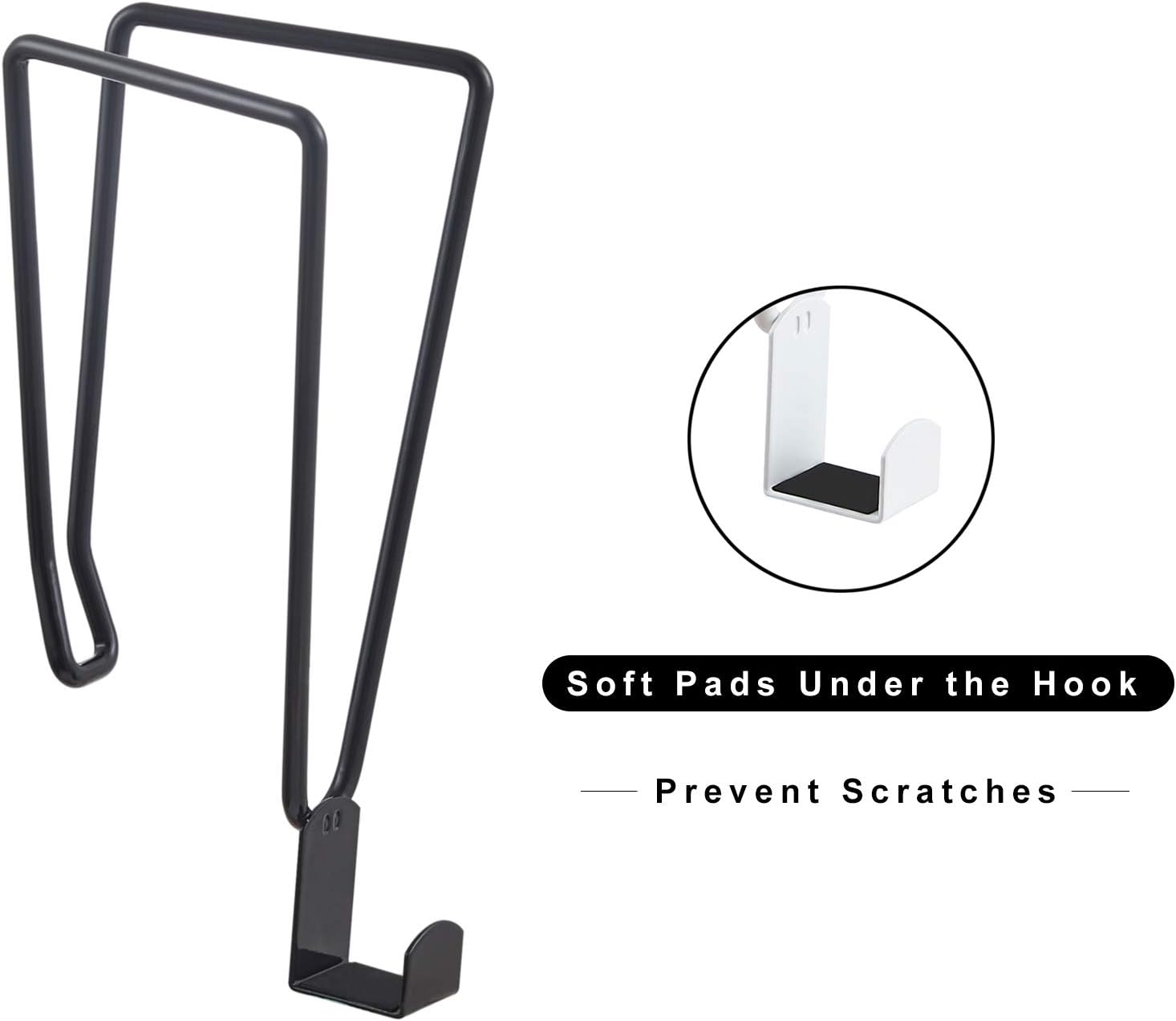 YININE Metal Toilet Paper Holder Stand - Black