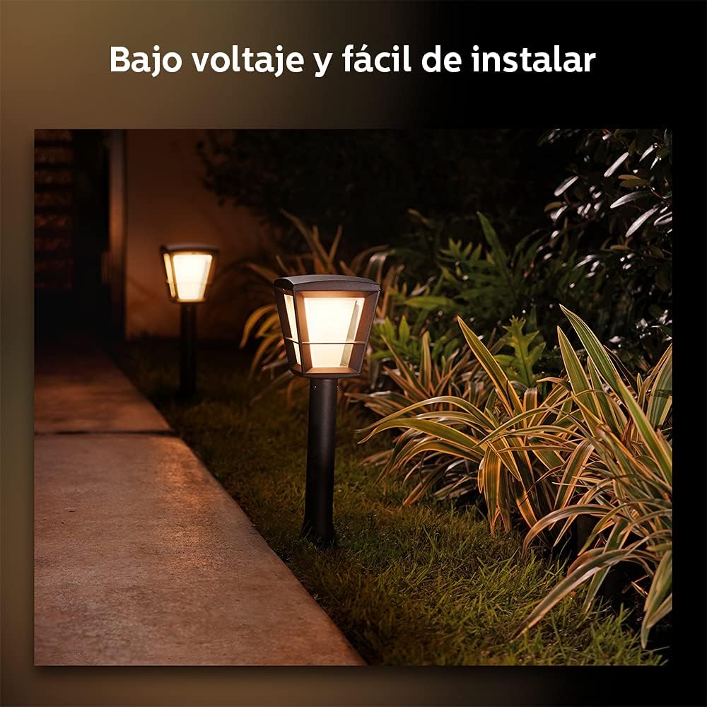 Philips Hue Econic Pathway Light Outdoor Smart Base Kit