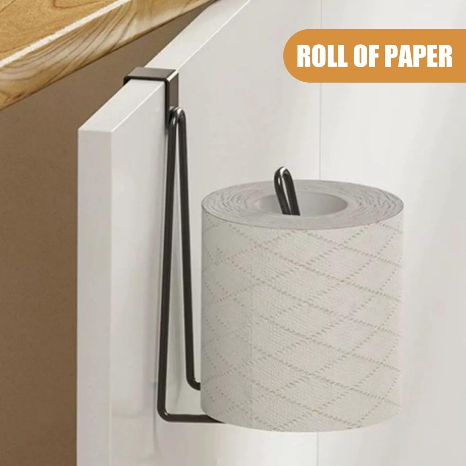 Nirelief 2Pcs Metal Over The Tank Toilet Paper Holder