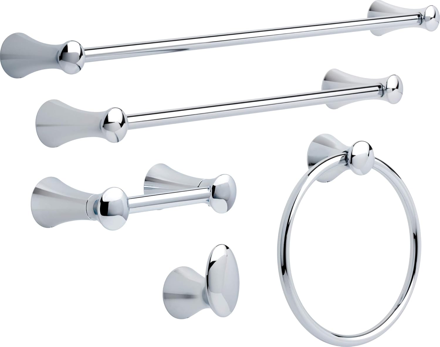 Delta Lahara Toilet Paper Holder Polished Chrome