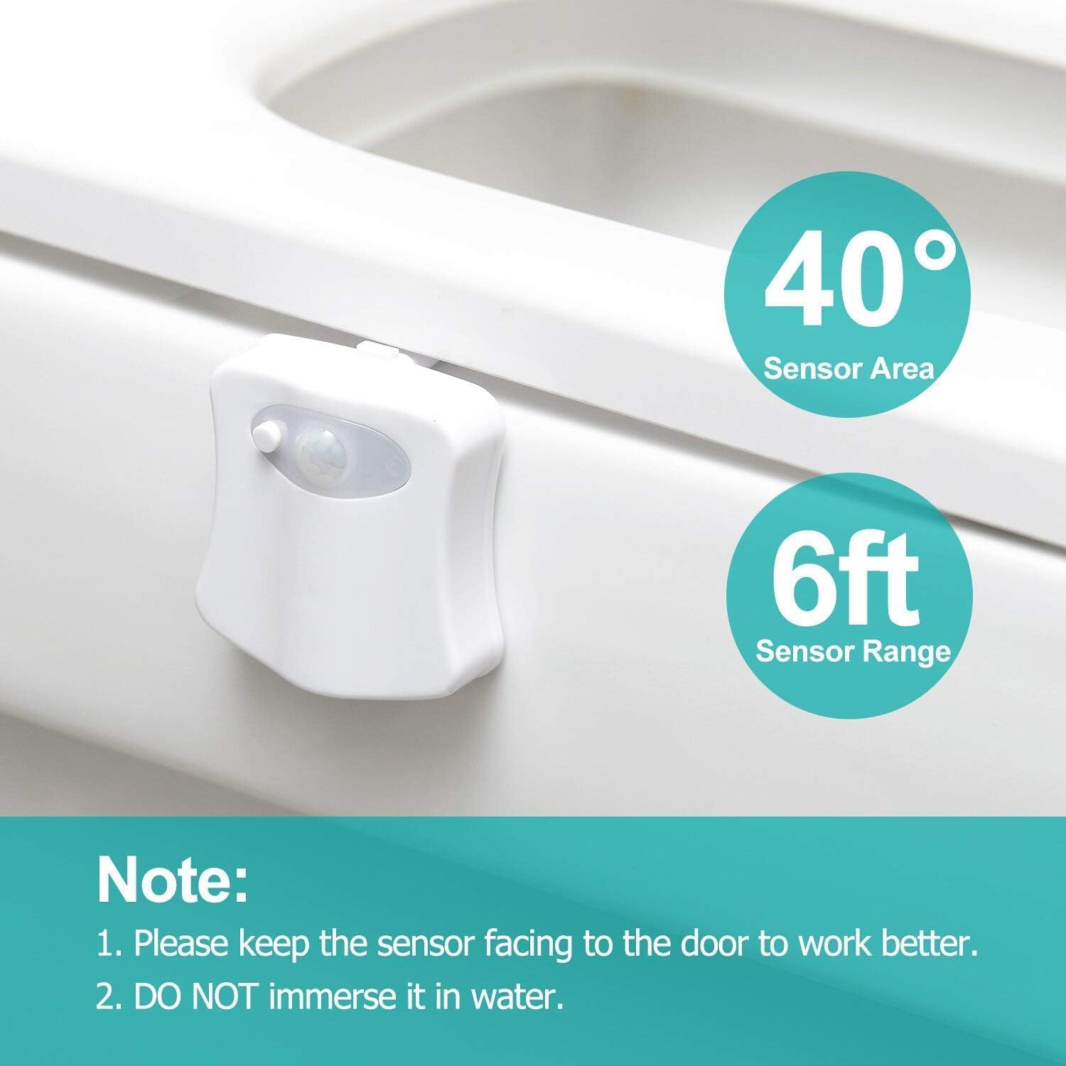 ZEZHOU Original Toilet Night Light 2 Pack