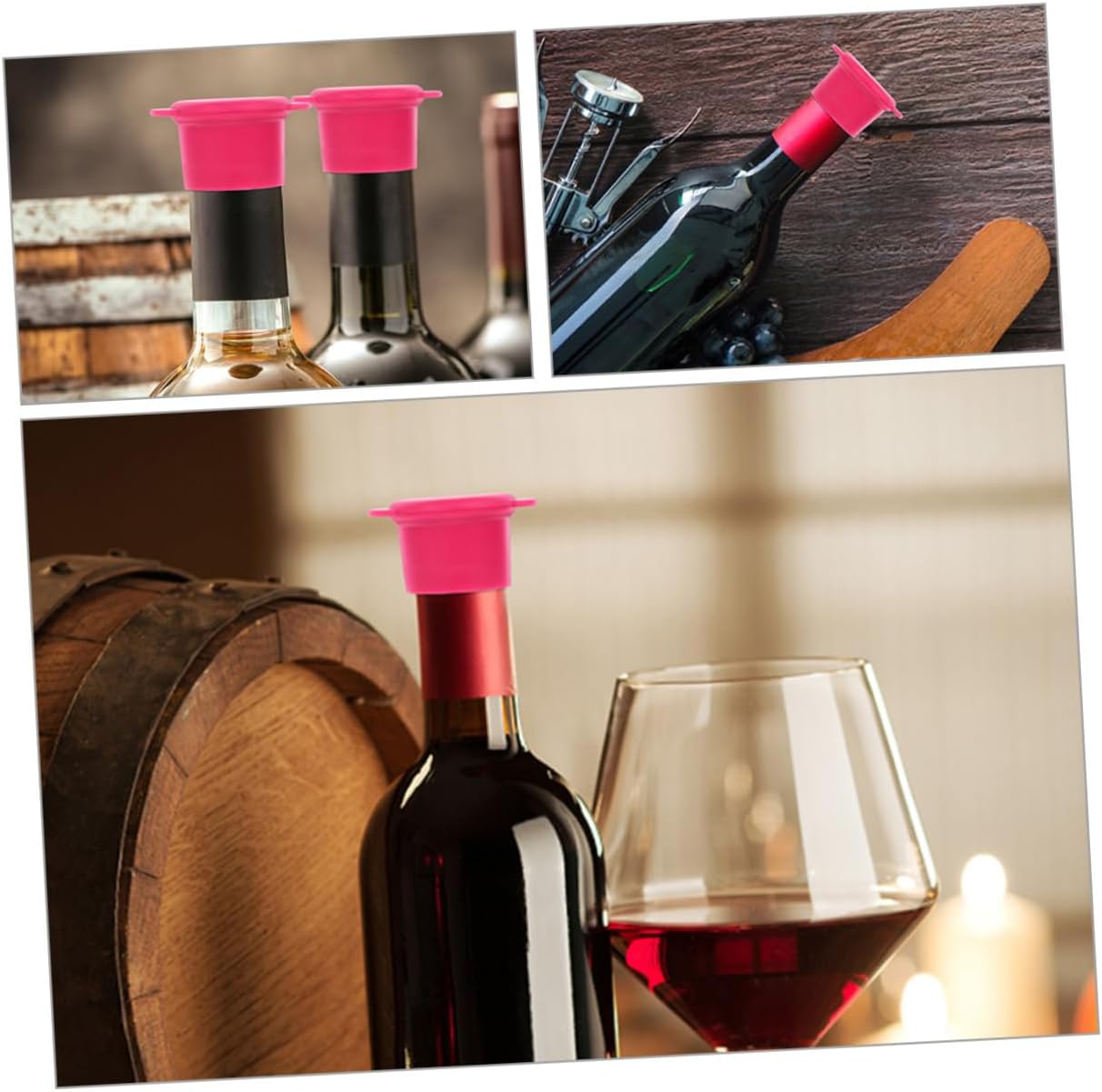 Zerodeko Wine Bottle Stoppers 2pcs Set