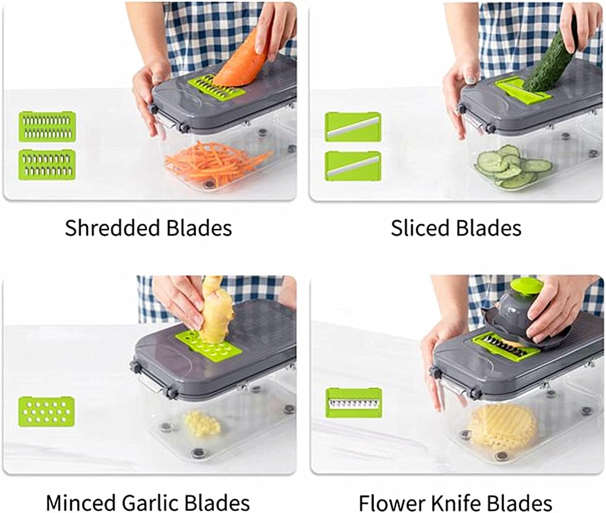 22 in 1 Chopper with 13 Blades and Egg Separator 1