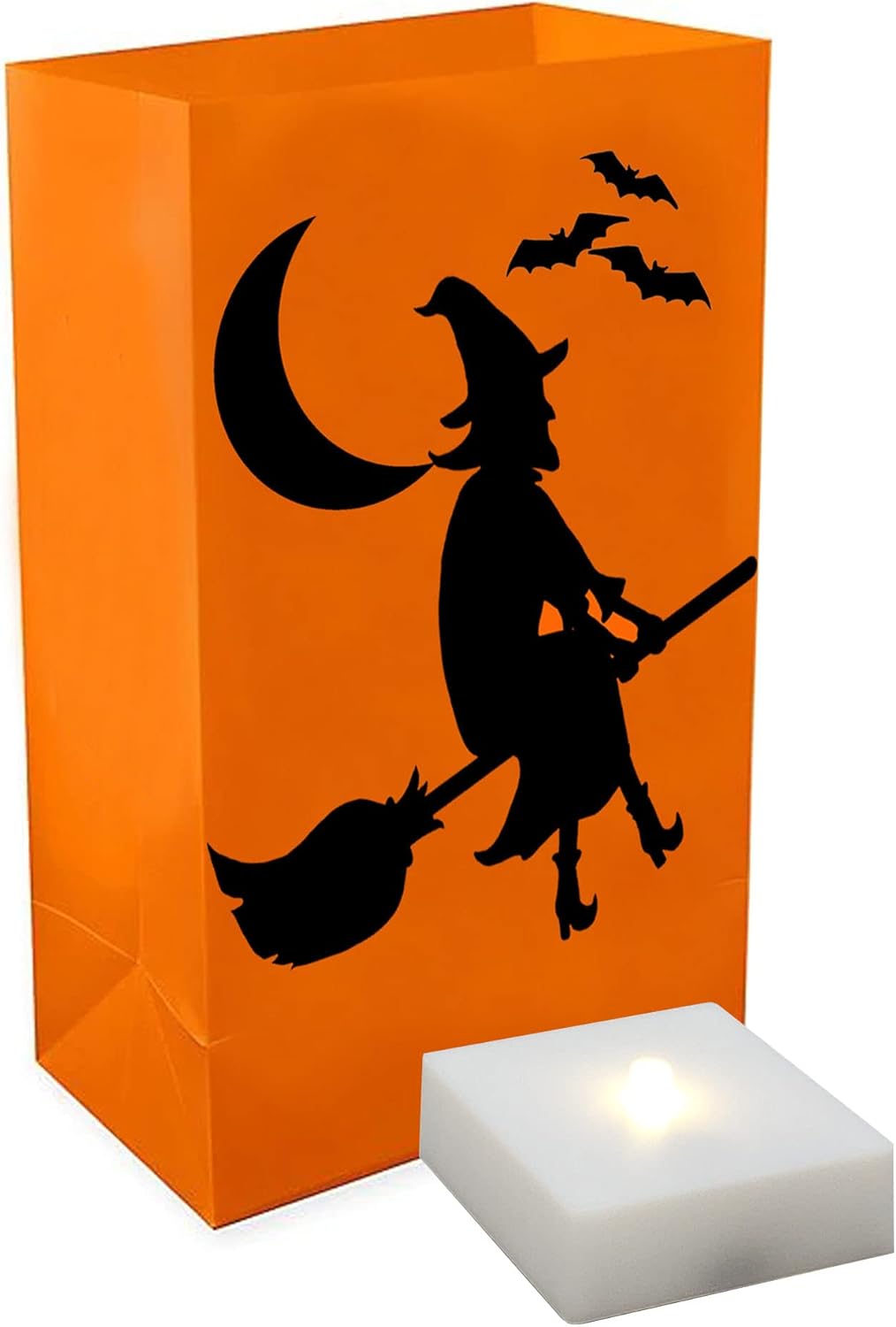 LumaBase Witch Luminaria Kit with Timer - 6 Pieces