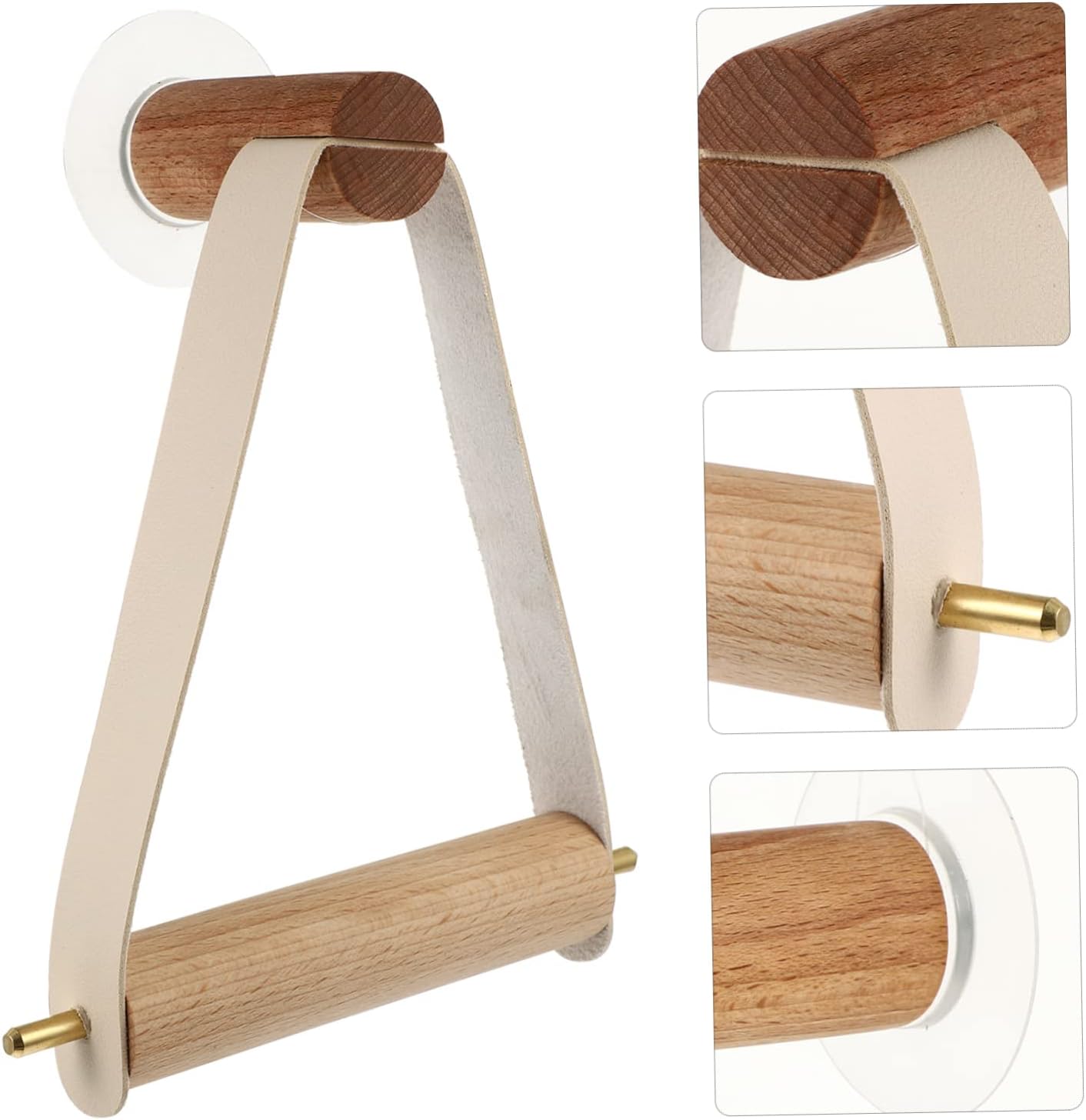 Vaguelly Wall Mounted Toilet Paper Holder with Towel Rack