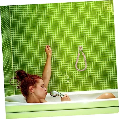 Happyyami Cotton Rope Toilet Paper Holder No Drill Wall Mount