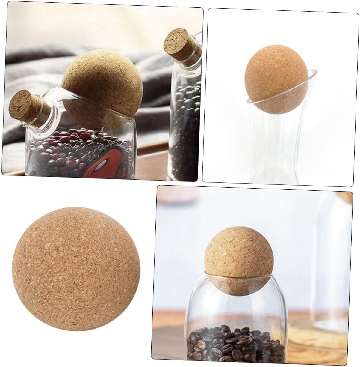 BRIGHTFUFU Reusable Wine Aerator Stopper Set