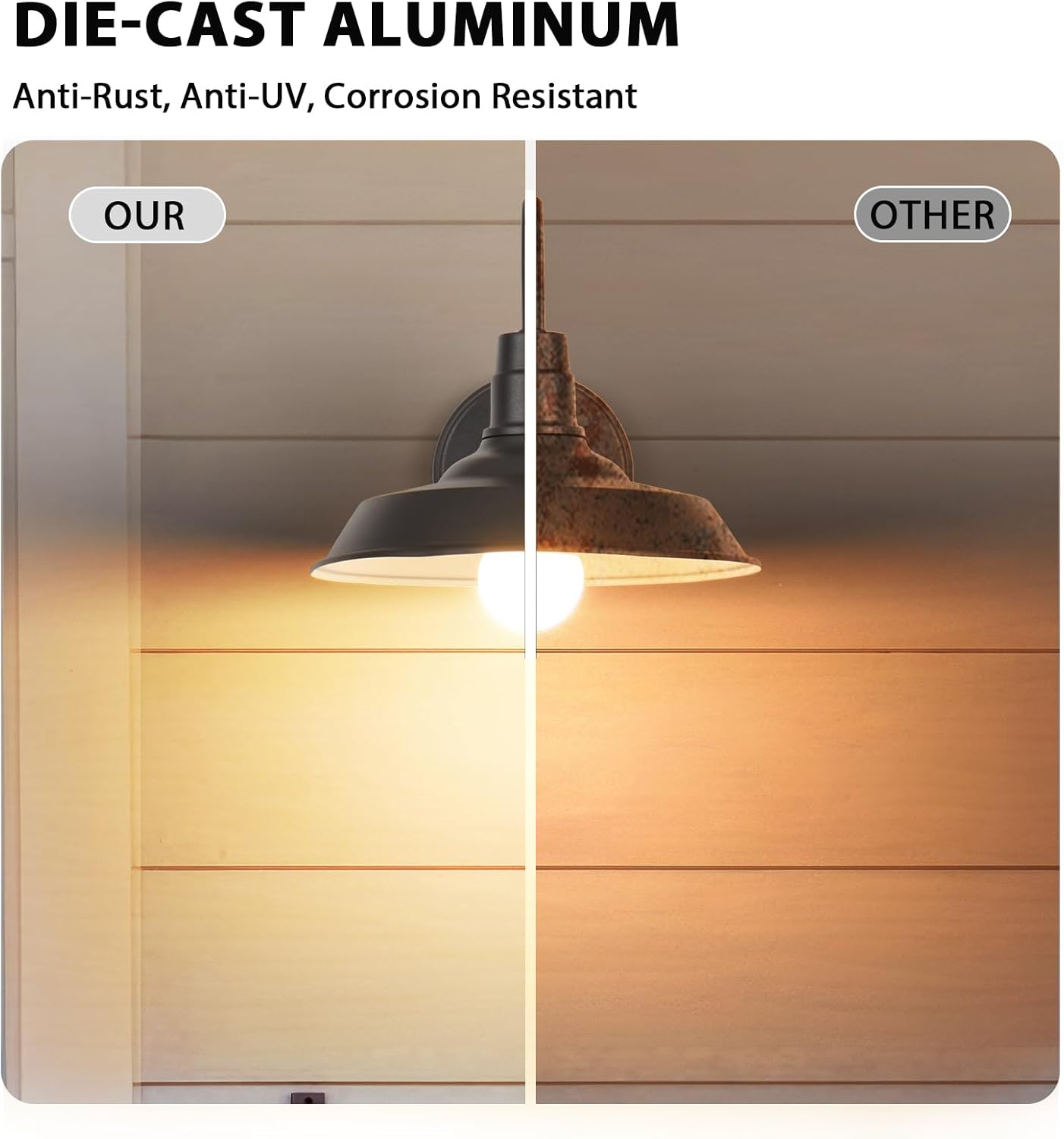 Double Century 2-Pack Barn Light Outdoor Wall Sconce