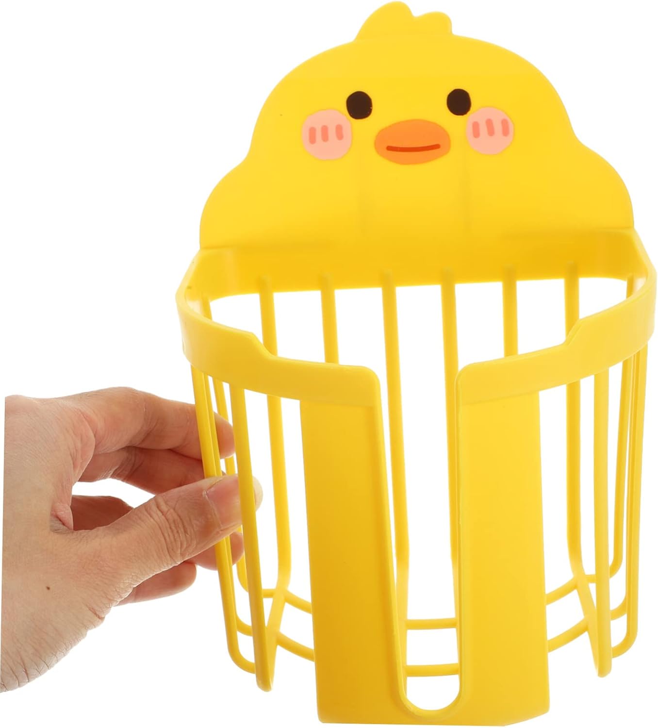 DIYEAH 2Pcs Cartoon Toilet Paper Holders with Storage Baskets Wall Mount