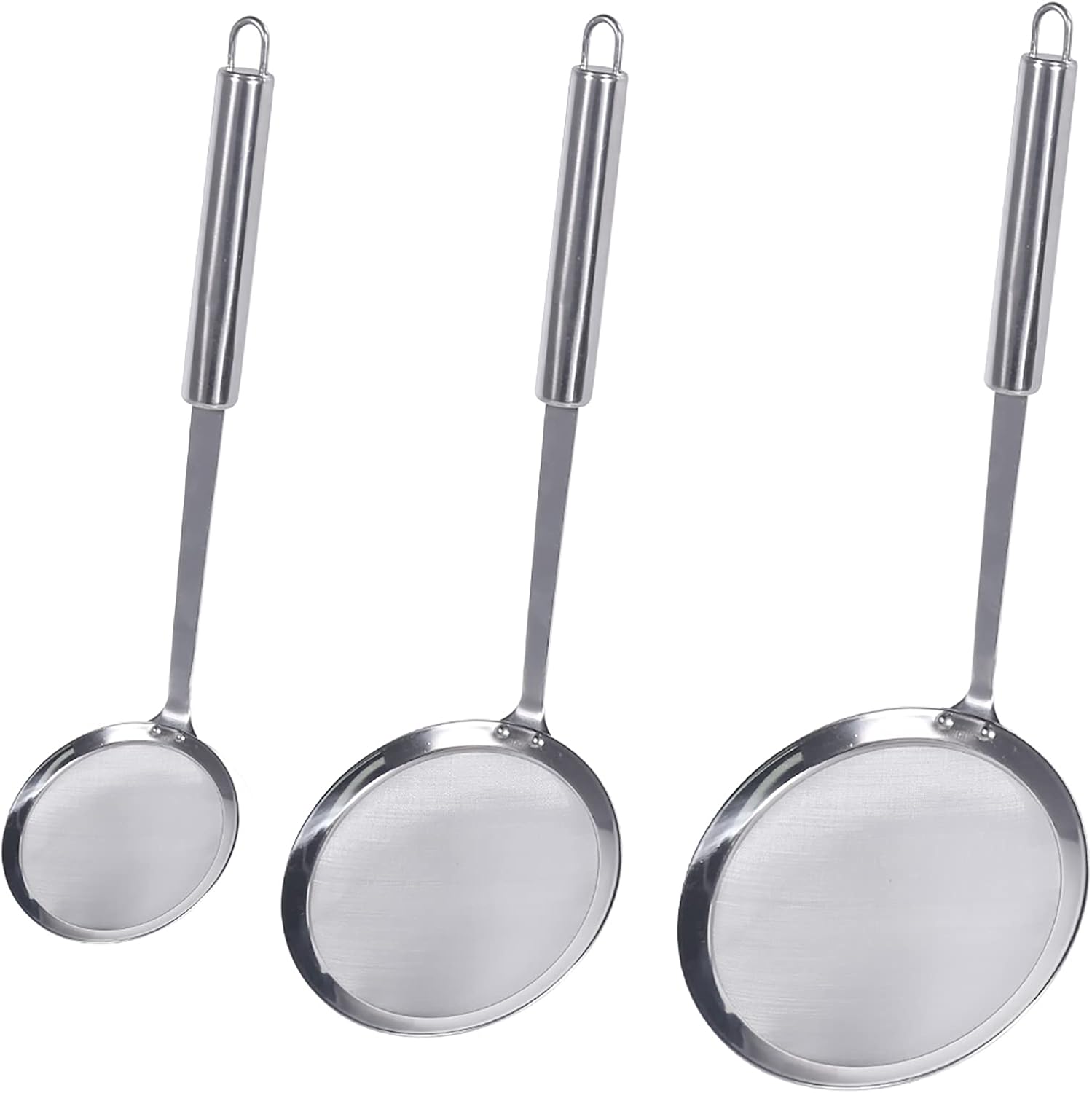 Newness 3 Pack Skimmer Spoon for Fat and Foam Removal