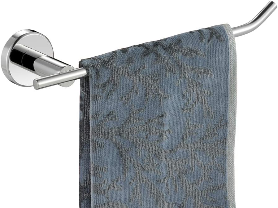 JQK Chrome Towel Ring 9 Inch Stainless Steel Bathroom Holder