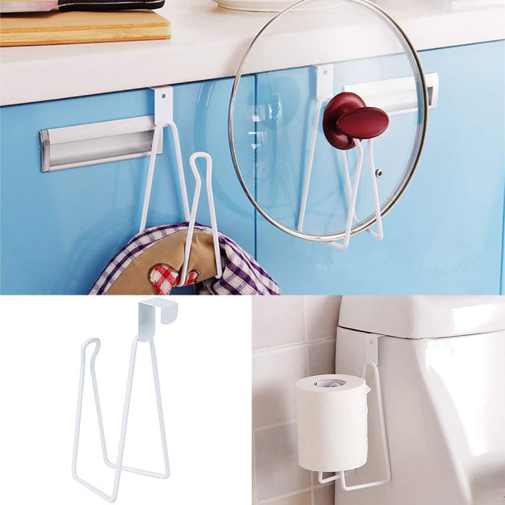 Sunyoshine Metal Over The Tank Toilet Paper Holder - White 1
