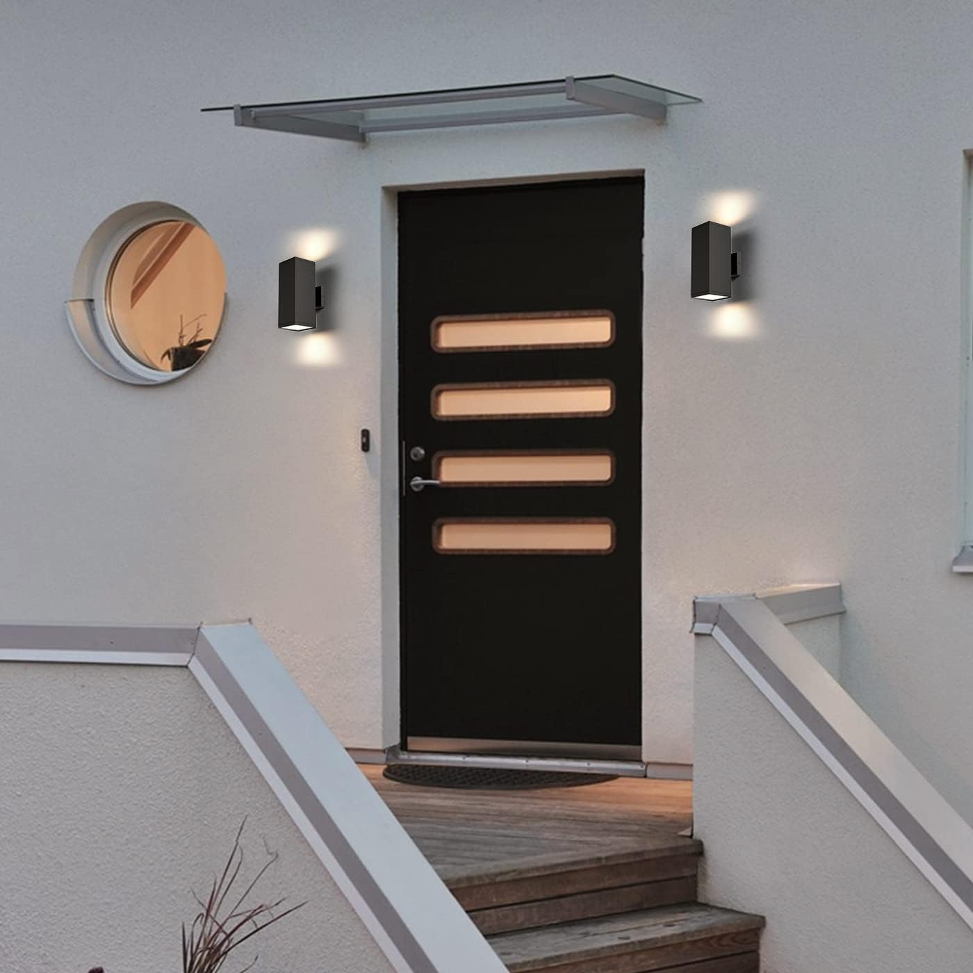 Modern Outdoor Wall Light - Aluminum Sconce Waterproof Porch Mount