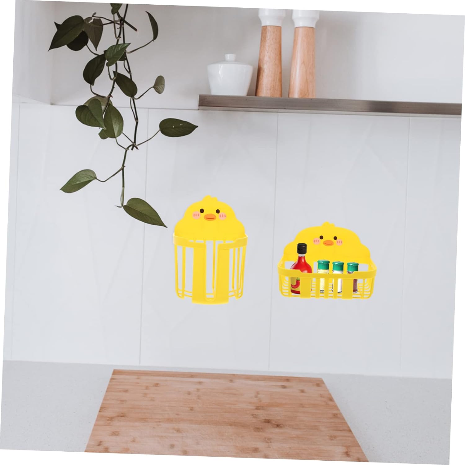 NUOBESTY 2Pcs Wall Mounted Toilet Paper Holders with Cartoon Design