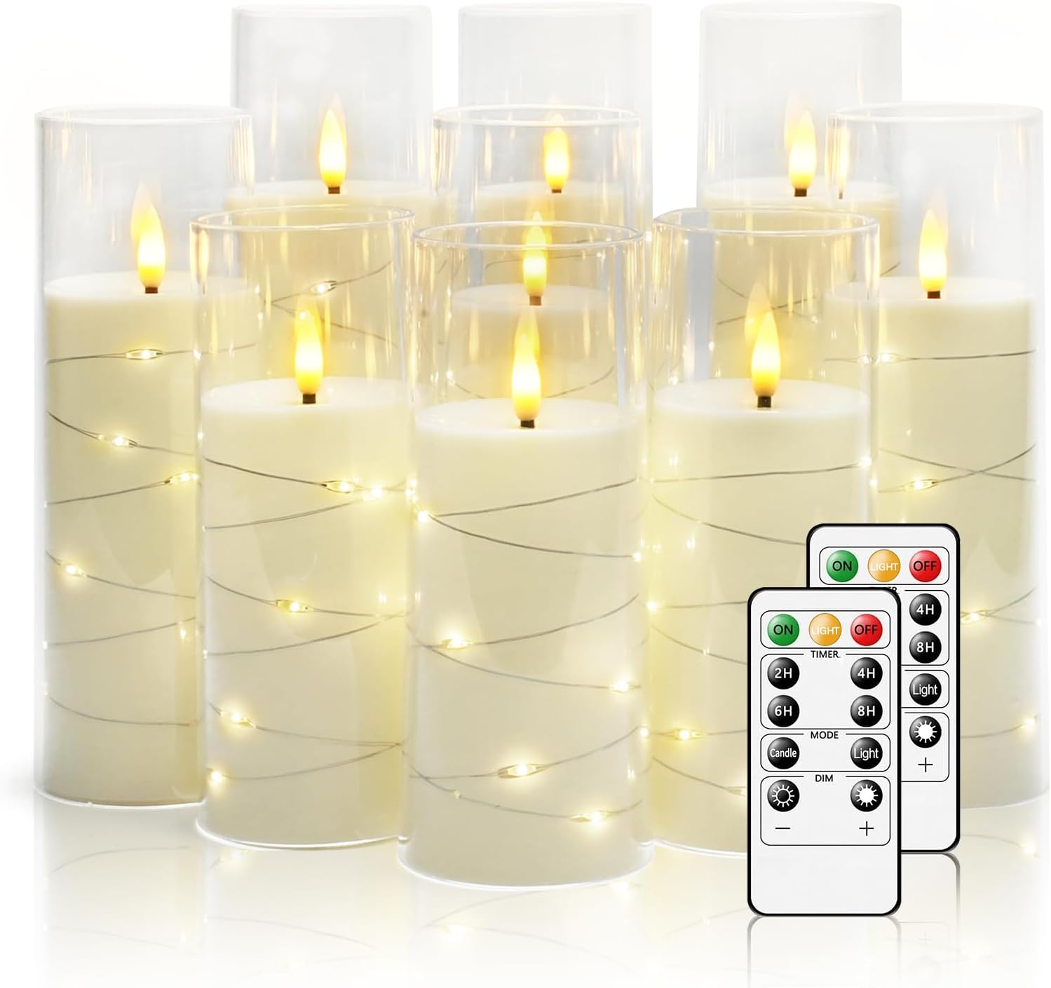 Nimiko Flameless LED Candles with Remote Control