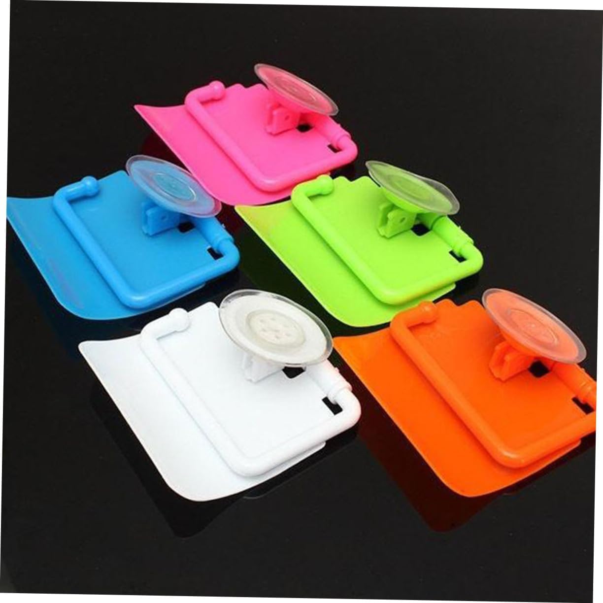 HEALEEP Wall Mounted Tissue Box Holder with Suction Cup