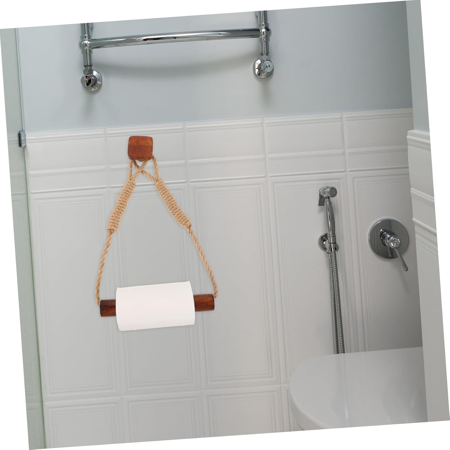 DECHOUS Boho Wall Hanging Toilet Paper Holder
