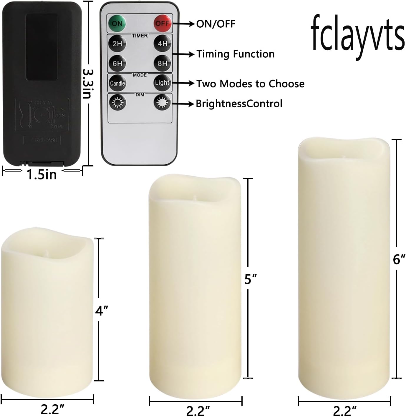 24-Pack LED Flameless Candles with Remote Control 1