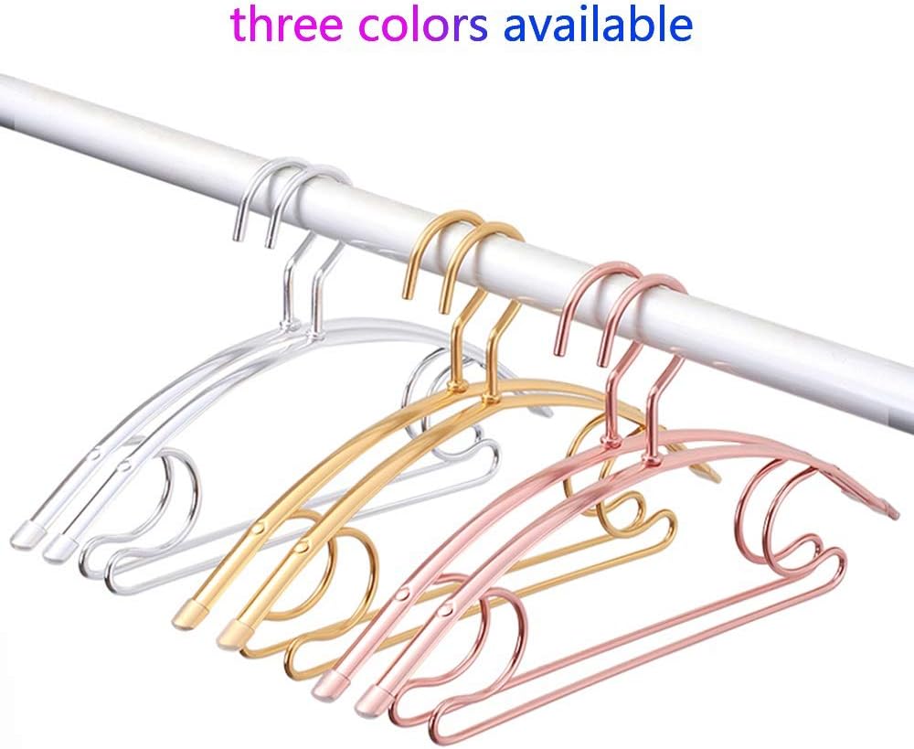 TBLOTYD Metal Hangers 50 Pack Non-Slip