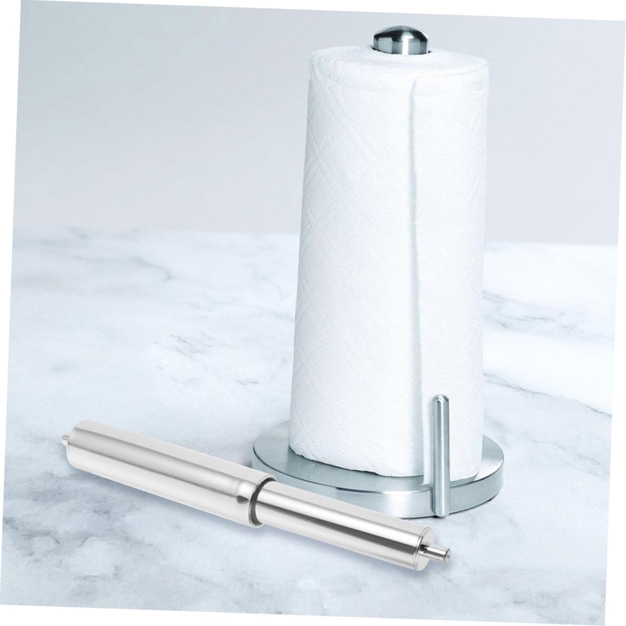 VILLCASE 5Pcs Spring Loaded Toilet Paper Holder Rollers Replacement 1