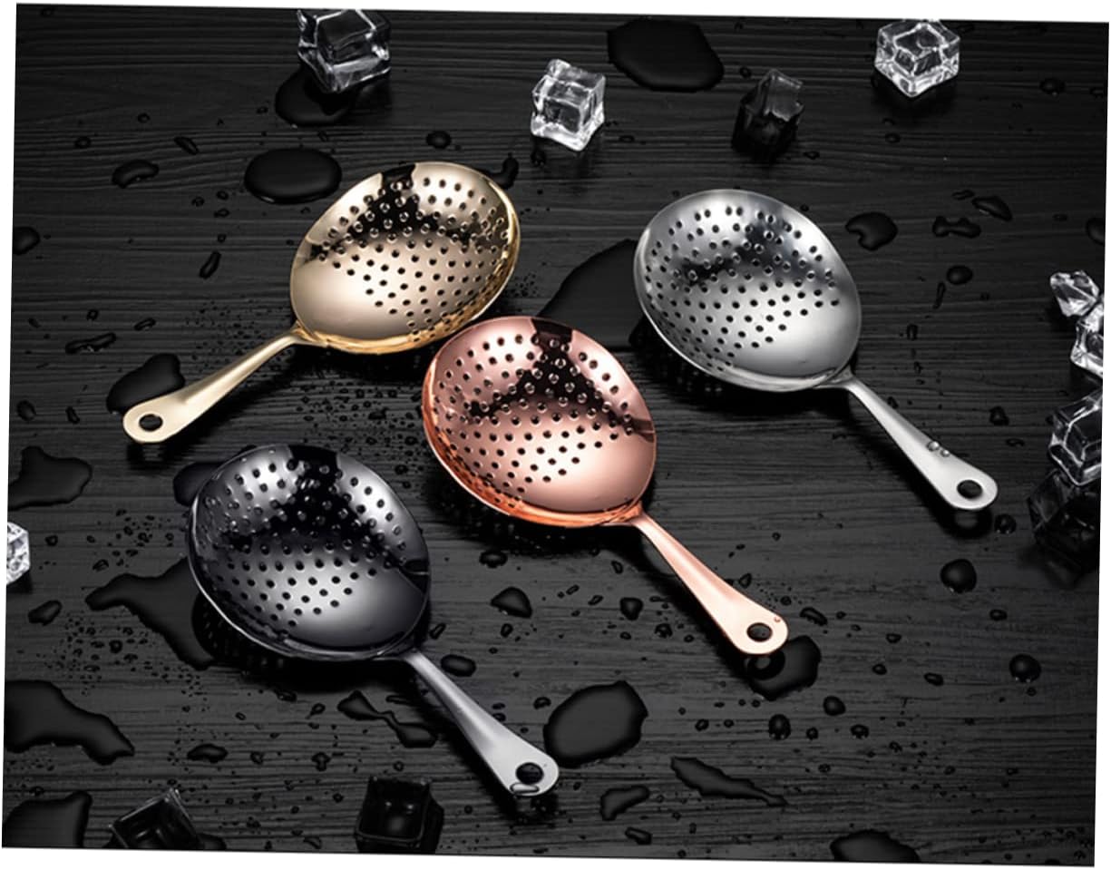 SHOWERORO Stainless Steel Cocktail Strainer with Slots 1