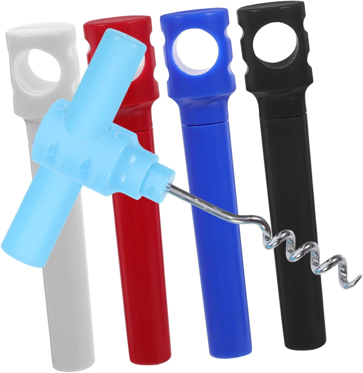 Hoement 5PCS Portable Wine Opener Set with Stopper and Cap Lifter
