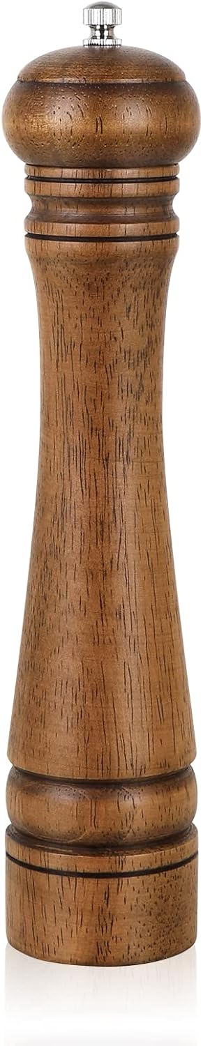 XWXO 10 Inch Pepper Mill with Adjustable Ceramic Rotor 1