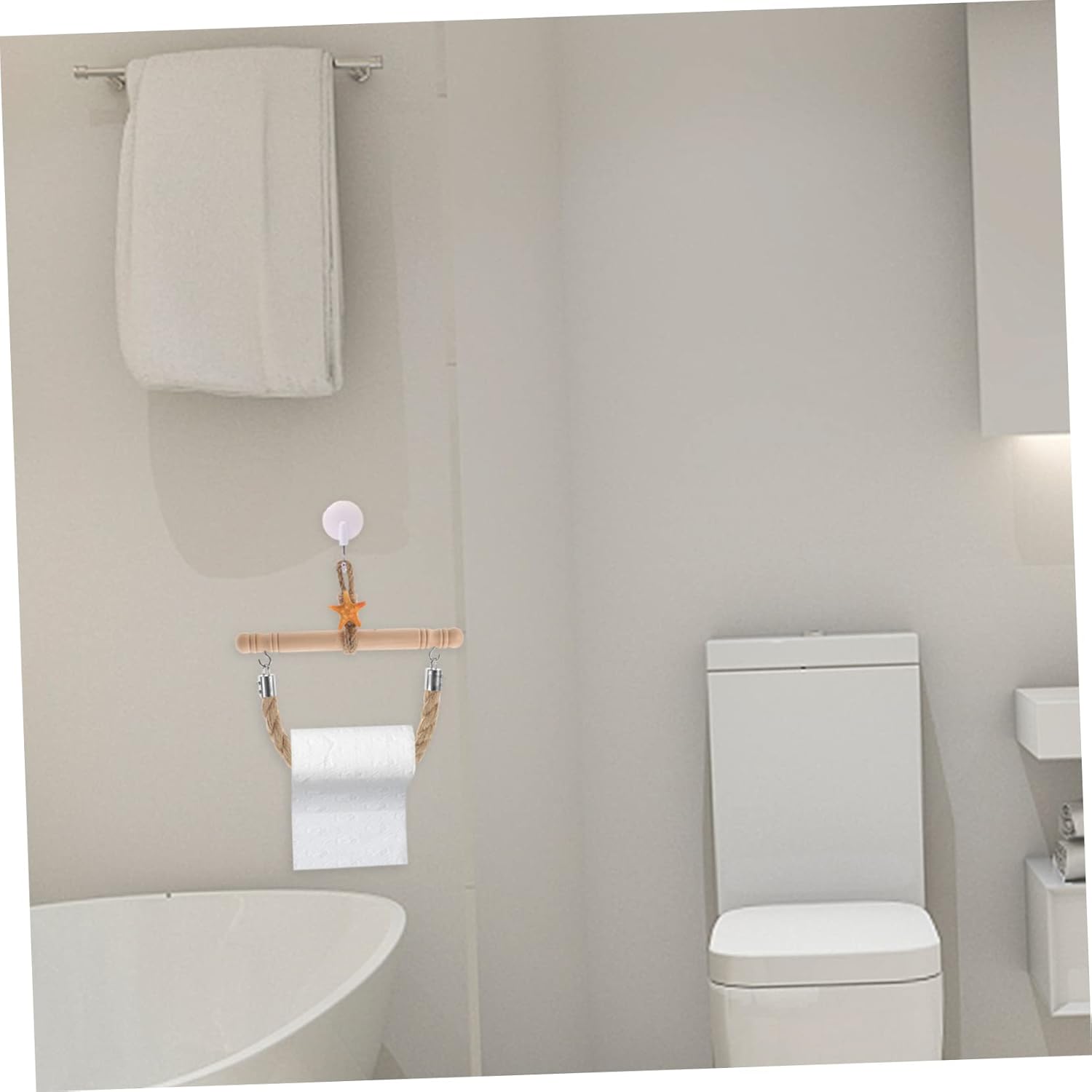 COHEALI Nautical Style Toilet Paper Holder for Bathroom and Living Room