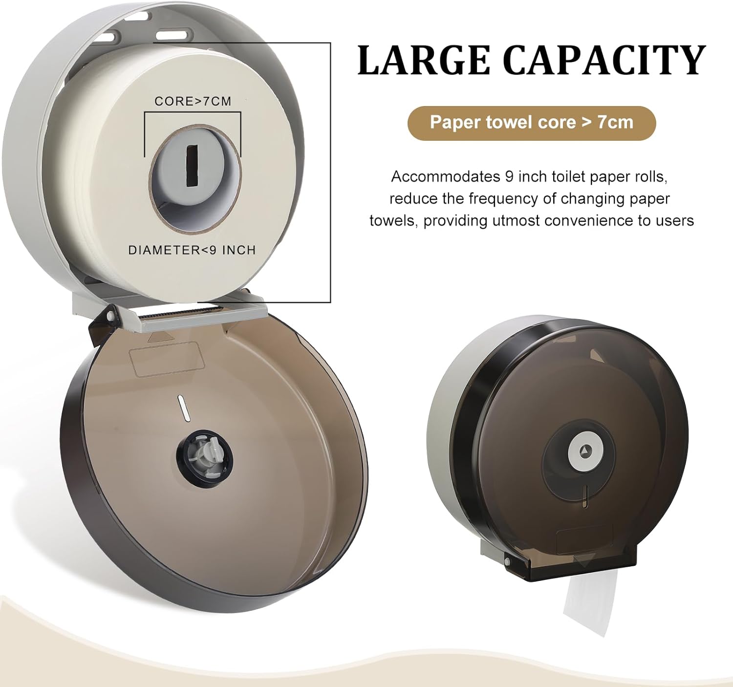 Layhit 6 Pack Toilet Paper Holder Wall Mount