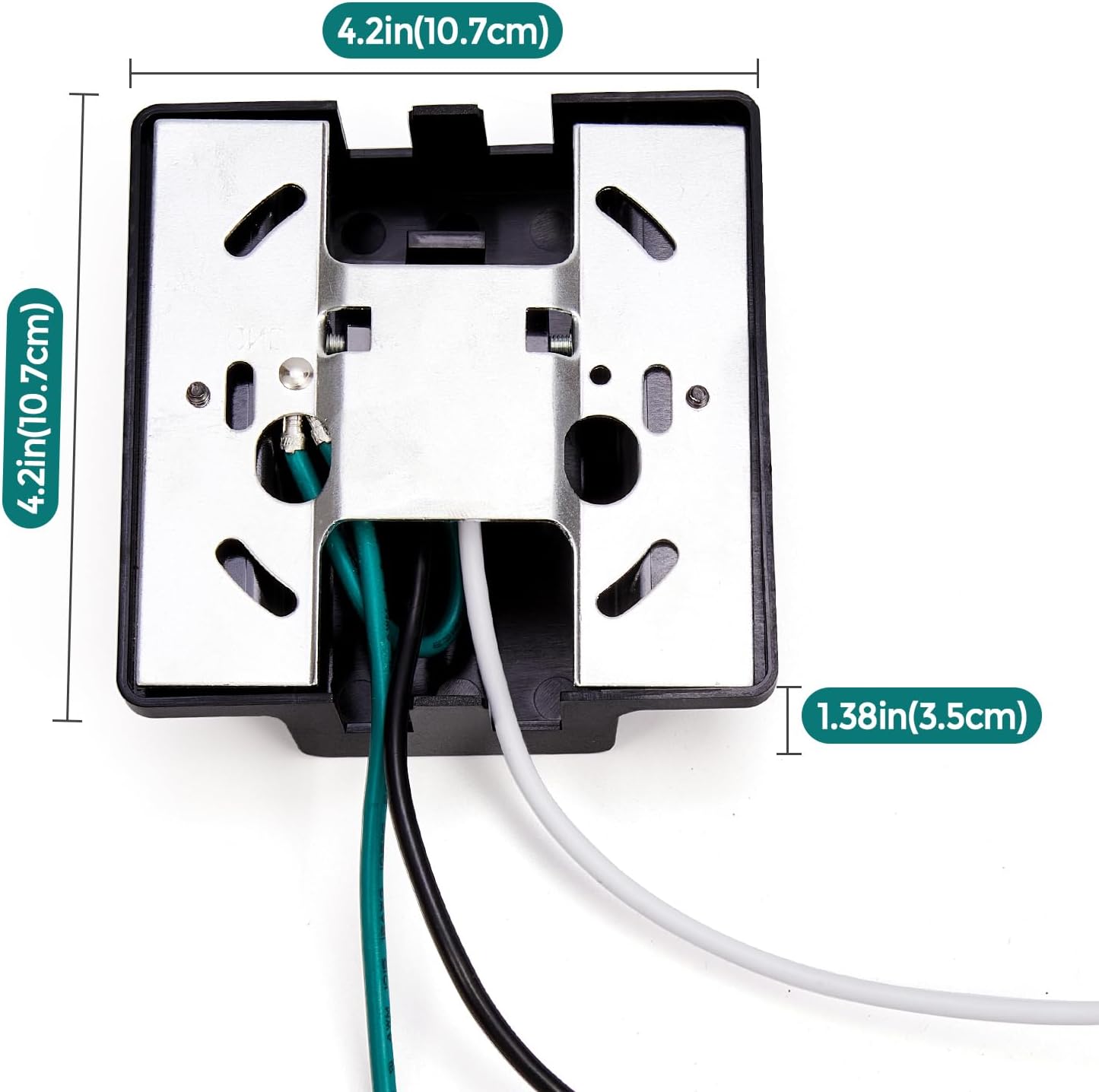 H Track Floating Canopy Connector - 3 Wire LED Track Lighting Accessory