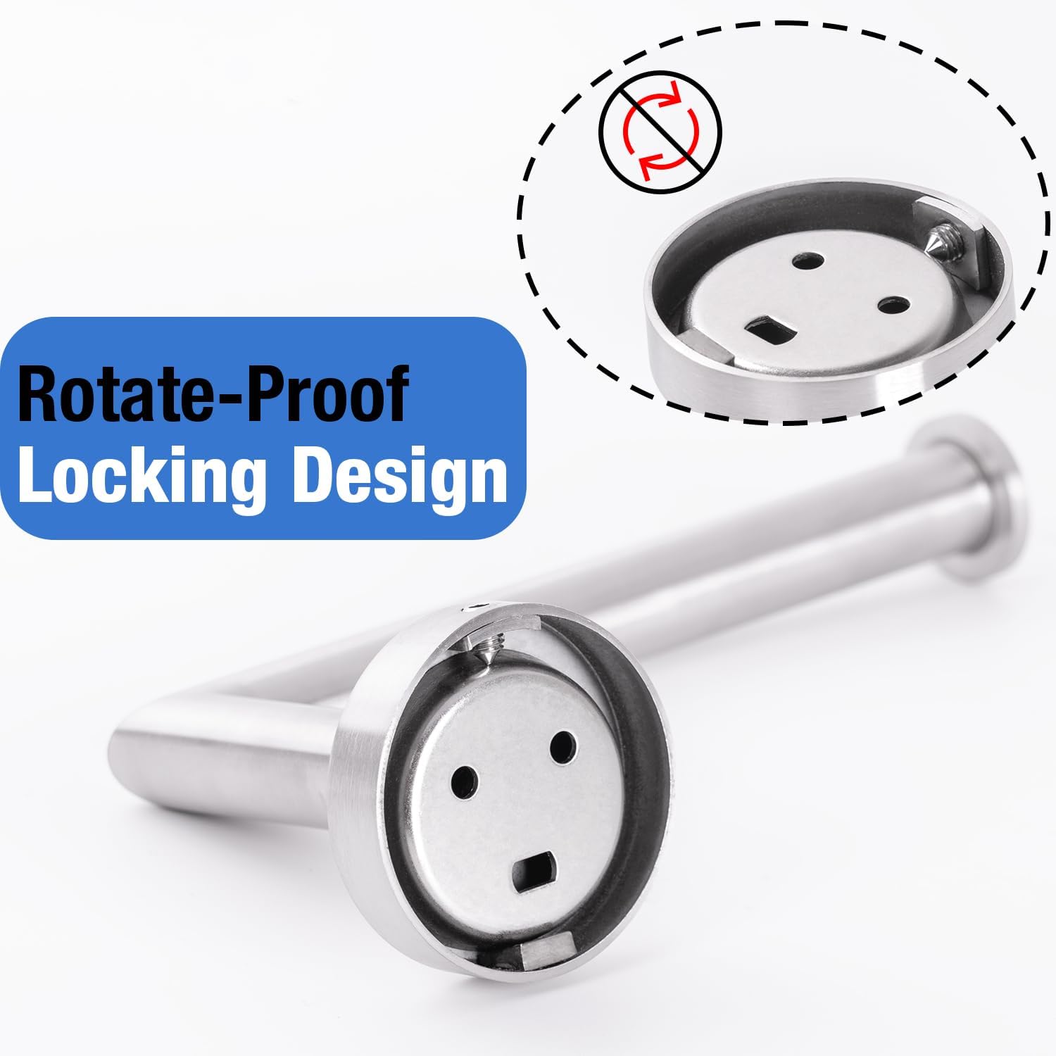HITSLAM Stainless Steel Toilet Paper Holder