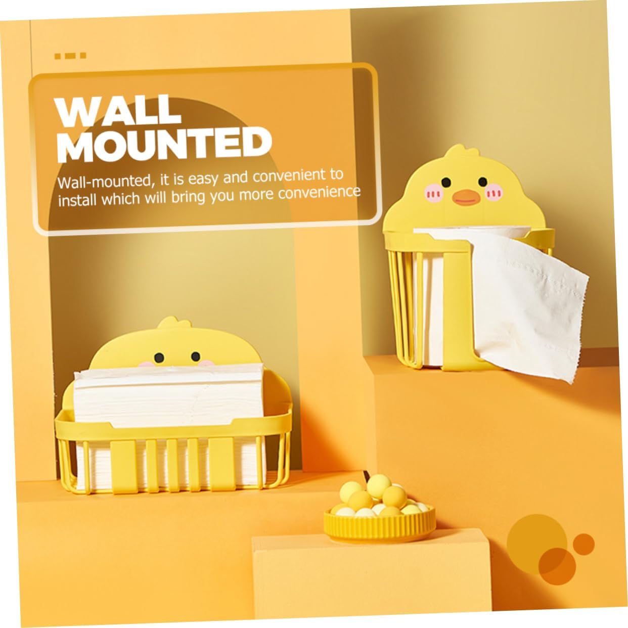 Cabilock 2Pcs Wall Tissue Holders for Bathroom Kitchen