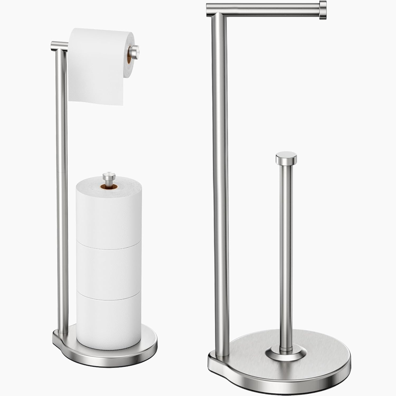 Theaoo Heavy-Duty Toilet Paper Holder Stand 1